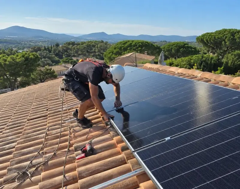 Installateur panneaux solaires Concoules — pose photovoltaïque sur toiture