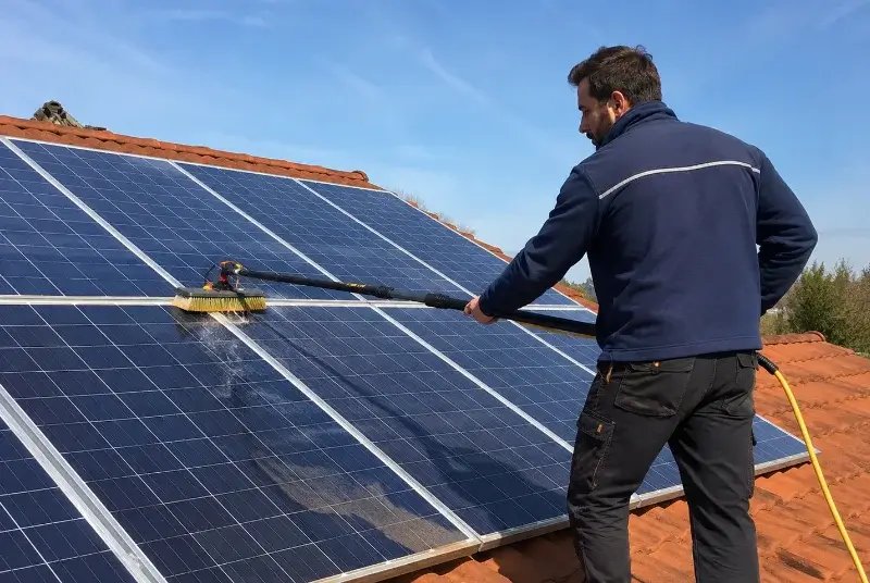 Nettoyage et entretien de panneaux solaires à Concoules